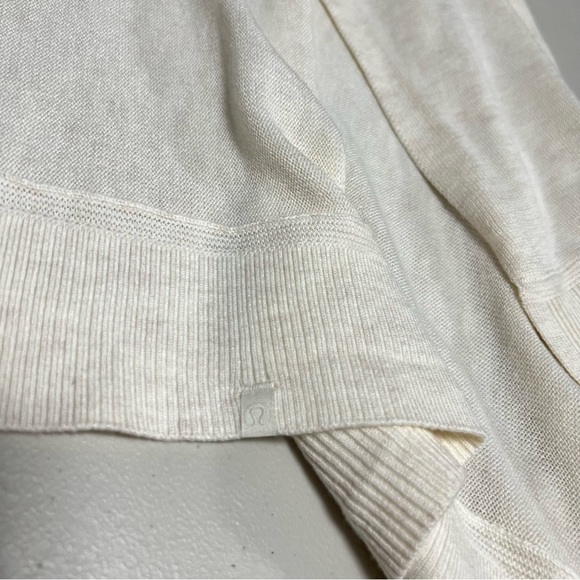 LULULEMON ATHLETICA Heathered Cashlu Knit Wrap Open Cardigan - Picture 7 of 11